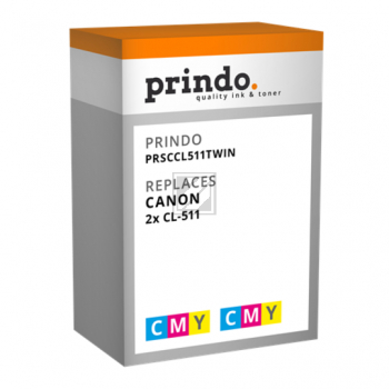 Prindo Tintendruckkopf 2 x 3-farbig (PRSCCL511Twin) ersetzt CL-511