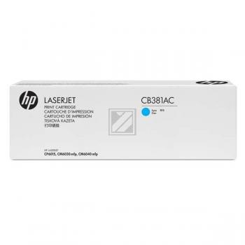 HP Toner-Kit Contract (nur für Vertragskunden) cyan (CB381AC, 824AC)