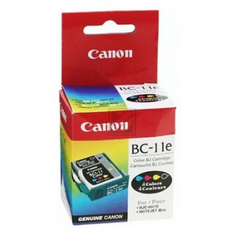 Canon Tintendruckkopf BCI-11BK/BCI-11C cyan/gelb/magenta, schwarz (0907A002AA, BC-11E)
