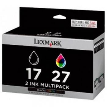 Lexmark Tintendruckkopf cyan/gelb/magenta, schwarz HC (80D2952B, 17, 27)