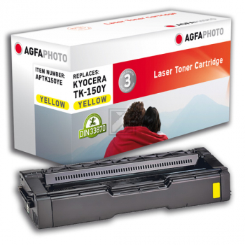 Agfaphoto Toner-Kit gelb (APTK150YE) ersetzt TK-150Y