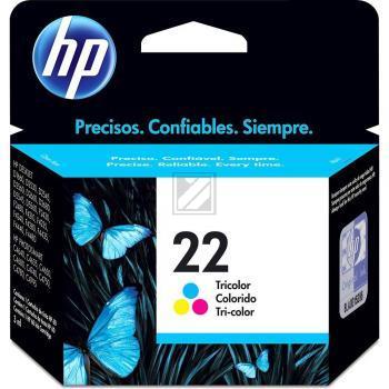 HP Tintendruckkopf cyan/gelb/magenta (C9352AE#301, 22)