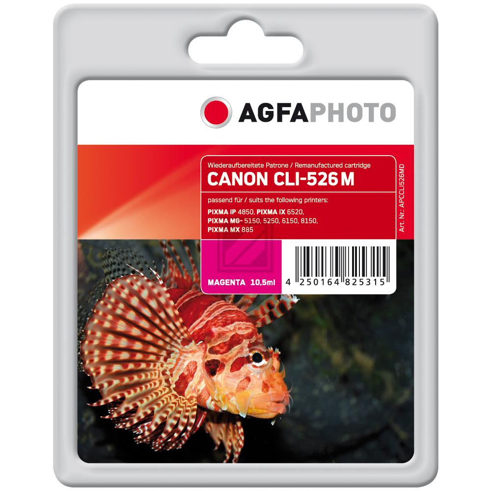 Agfaphoto Tintenpatrone magenta (APCCLI526MD) ersetzt CLI-526M