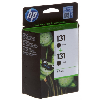 HP Tintenpatrone schwarz (CB331HE, 131)