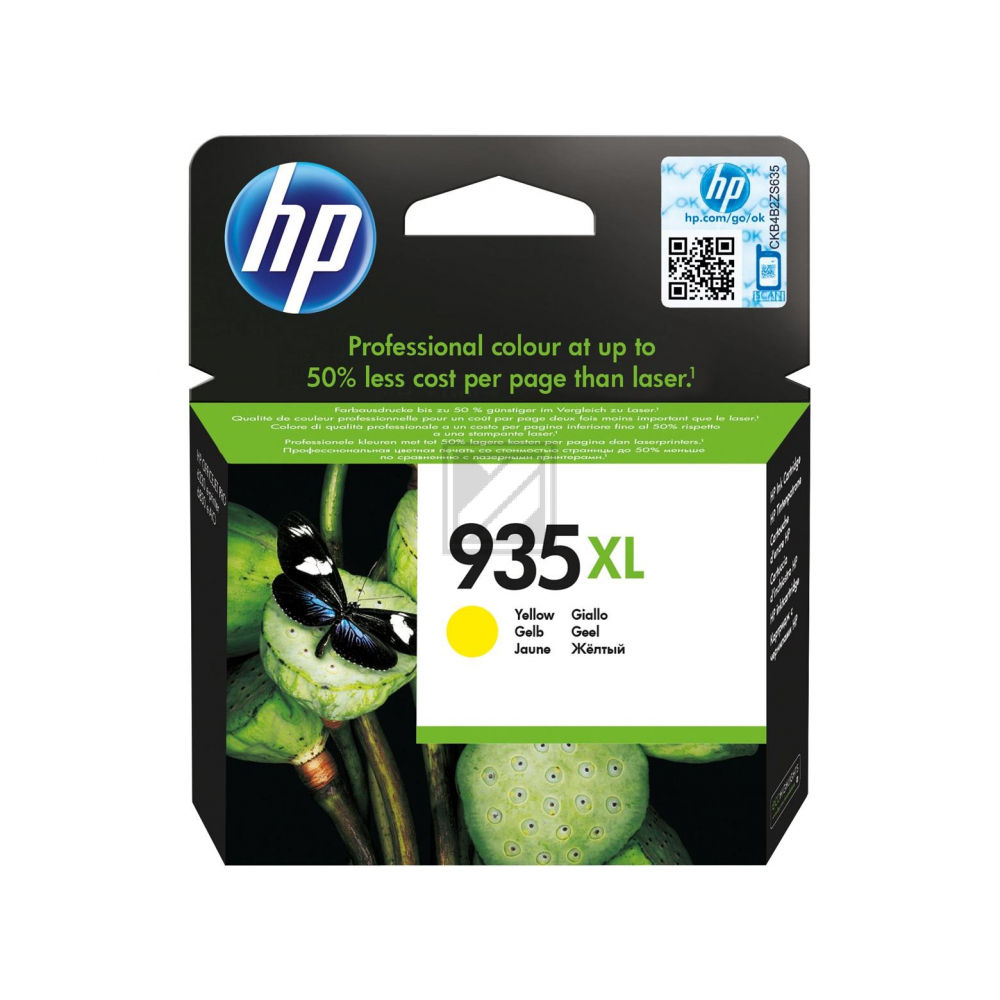 HP Tintenpatrone gelb HC (C2P26AE#BGX, 935XL)