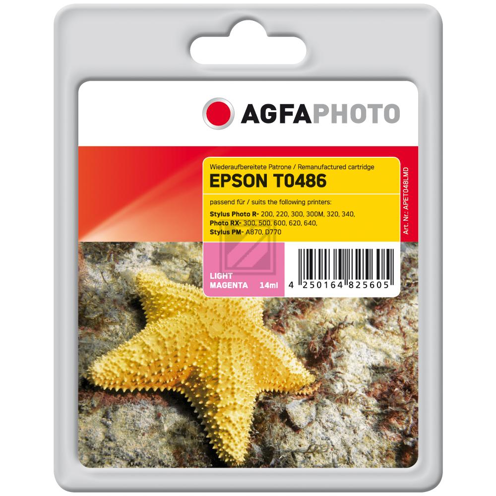 Agfaphoto Tintenpatrone magenta light (APET048LMD) ersetzt T0486