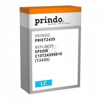 Prindo Tintenpatrone cyan light HC (PRIET2435) ersetzt T2435