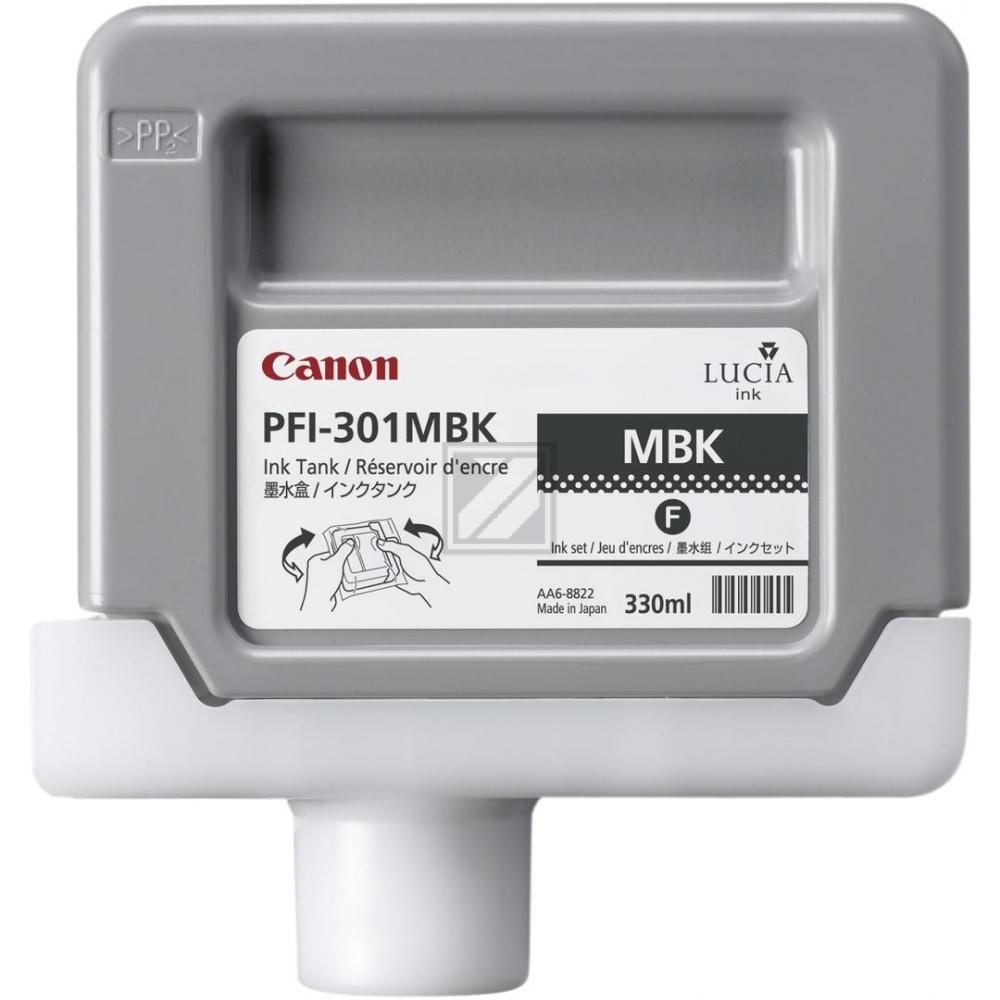 Canon Tintenpatrone schwarz matt (1485B001, PFI-301MBK)