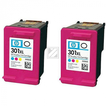 HP Tintendruckkopf 2 x cyan/gelb/magenta (D8J46AE, 301XL)