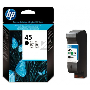 HP Tintendruckkopf schwarz HC (51645AE#ABB, 45)
