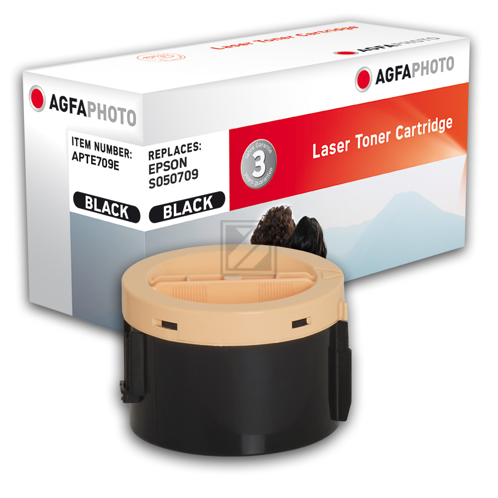 Agfaphoto Toner-Kit schwarz (APTE709E) ersetzt 0709