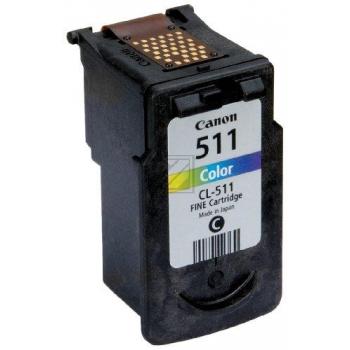 Canon Tintendruckkopf + Papier 3-farbig 244 Seiten (2972B008, CL-511, GP-501)