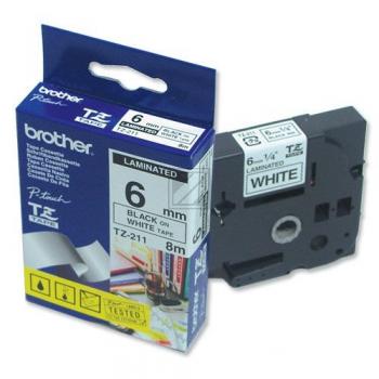 Brother Schriftbandkassette rot/weiß (TZE-FX241)