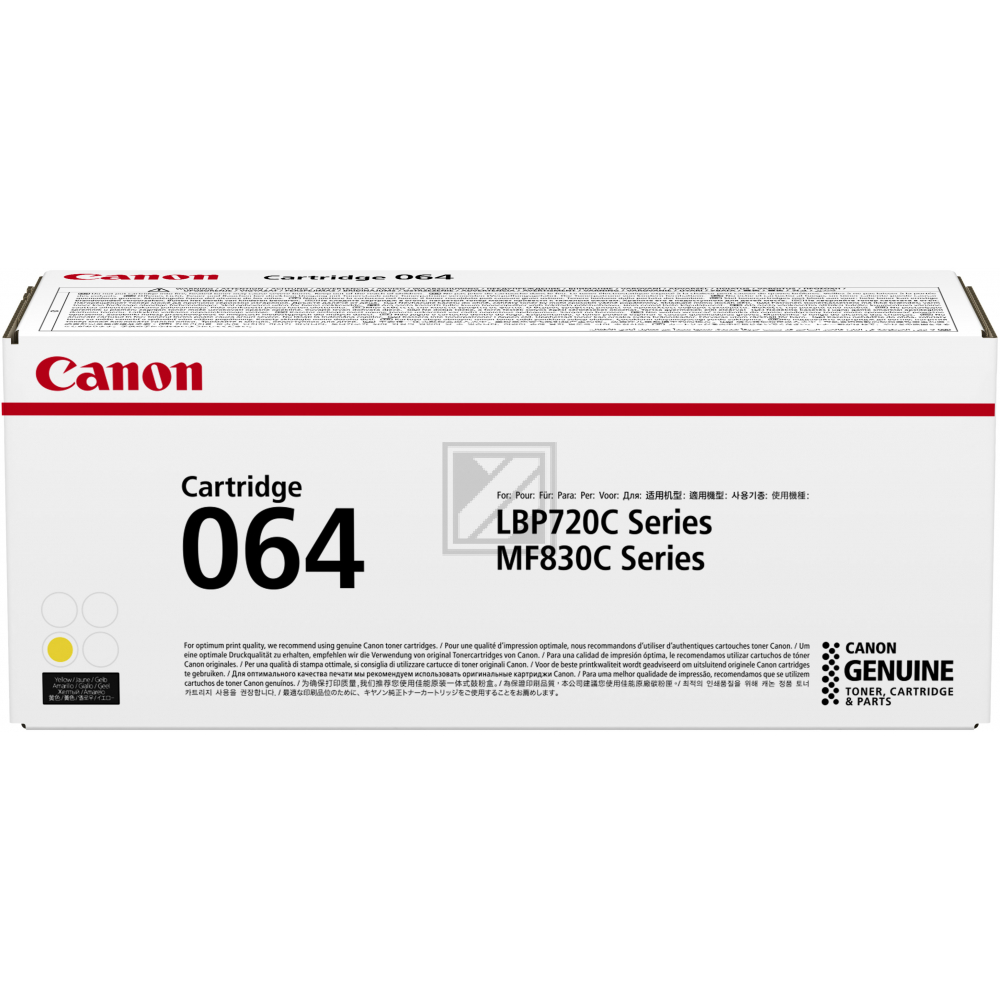 Canon Toner-Kartusche gelb SC (4931C001, 064)