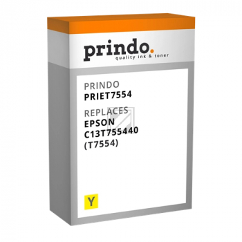 Prindo Tintenpatrone gelb HC (PRIET7554) ersetzt T7554