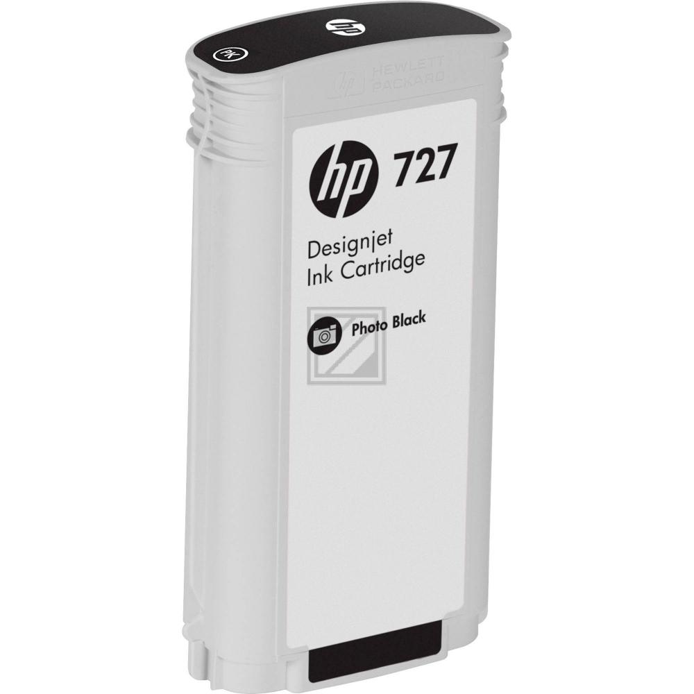 HP Tintenpatrone photo schwarz HC (B3P23A, 727)