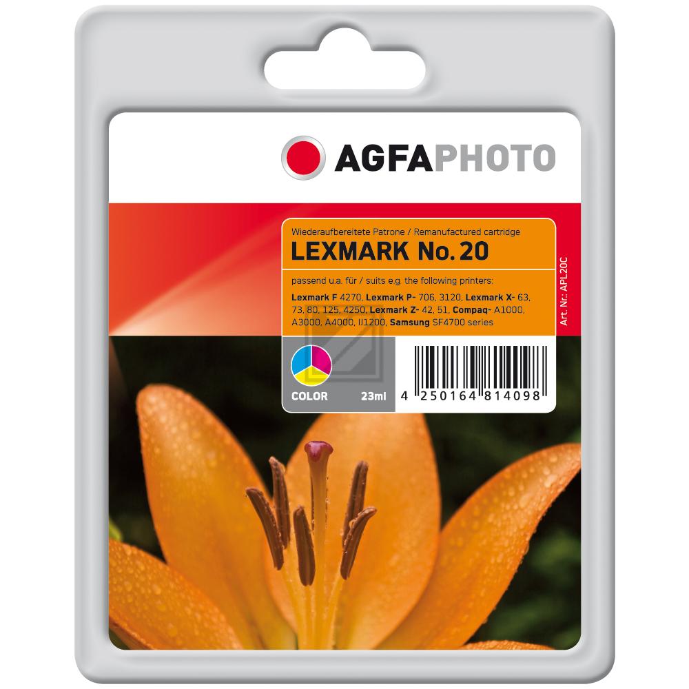 Agfaphoto Tintendruckkopf cyan/gelb/magenta HC (APL20C) ersetzt 20