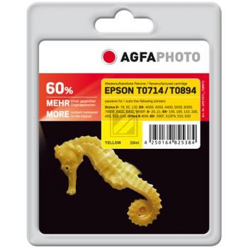 Agfaphoto Tintenpatrone gelb (APET071_T089YD) ersetzt T0714, T0894