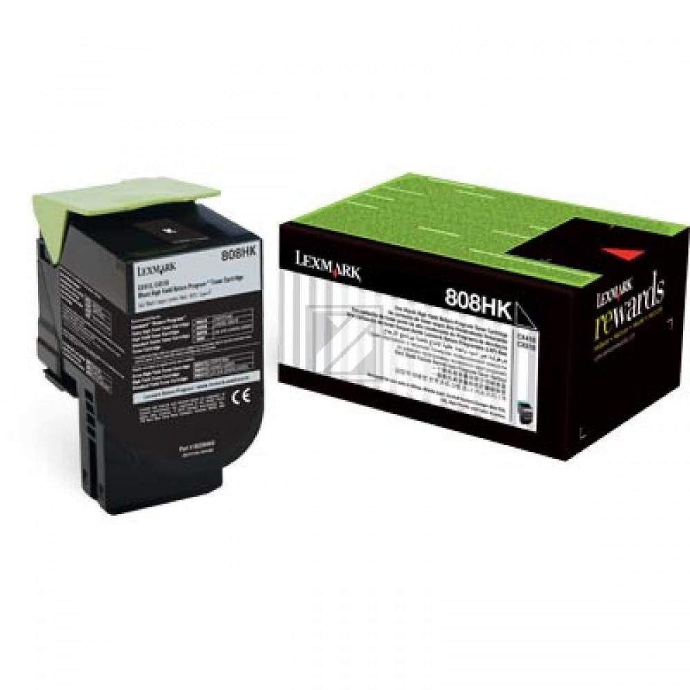 Lexmark Toner-Kit Return Program schwarz (80C80K0, 808K)