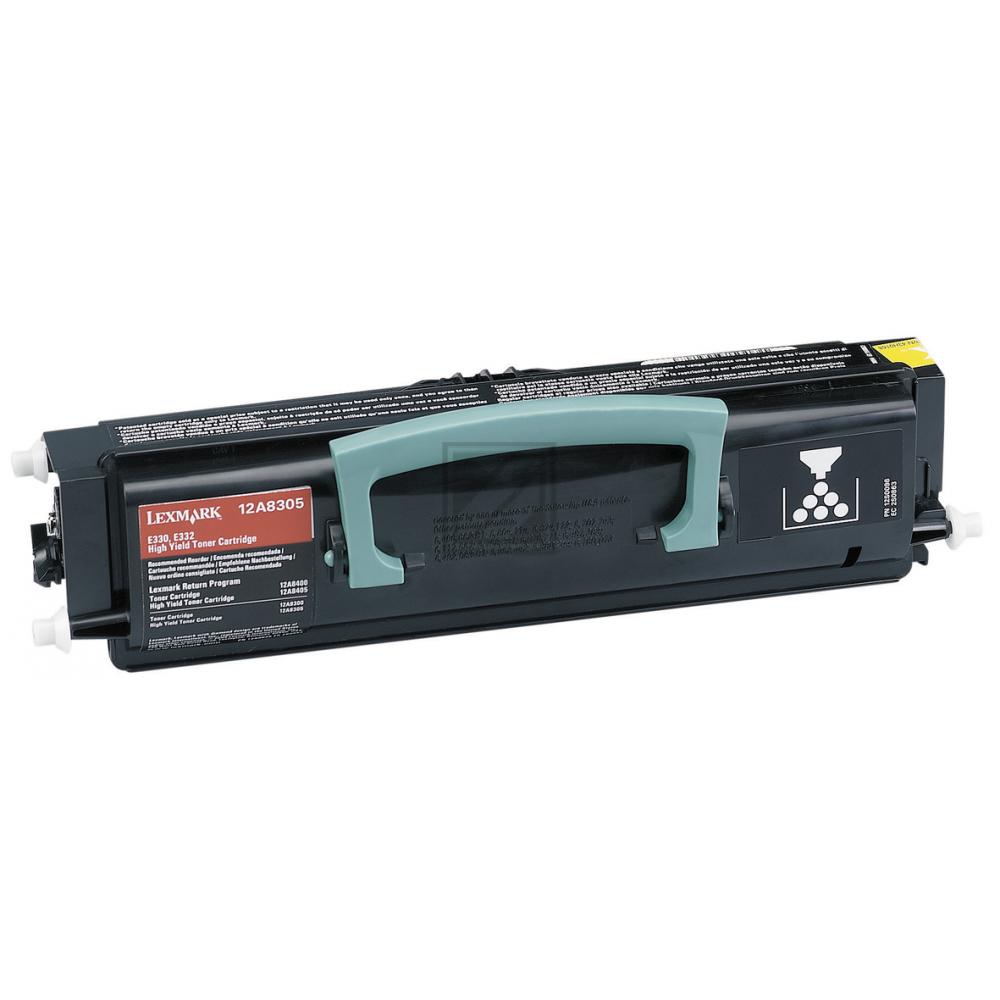 Lexmark Toner-Kartusche schwarz HC (12A8305)