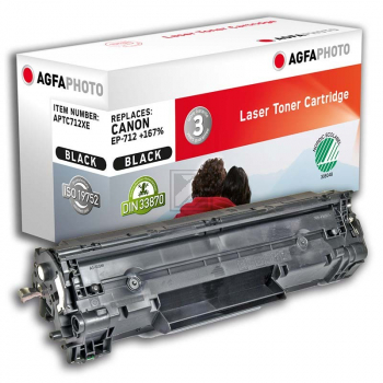 Agfaphoto Toner-Kartusche schwarz HC (APTC712XE) ersetzt 712