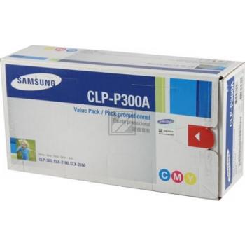 Samsung Toner-Kit gelb, magenta, cyan (CLP-P300A, P300)