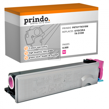 Prindo Toner-Kit magenta (PRTKYTK510M) ersetzt TK-510M