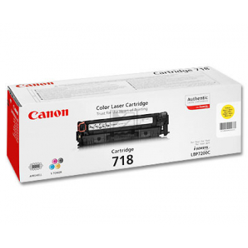 Canon Toner-Kartusche Projekt gelb (2659B014, CL-718Y)