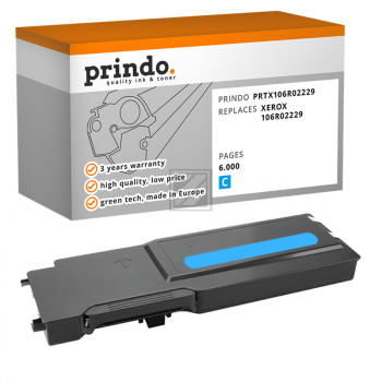 Prindo Toner-Kit cyan HC (PRTX106R02229) ersetzt 106R02229