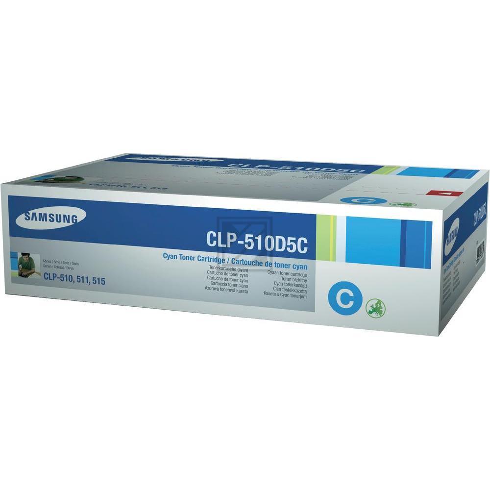 Samsung Toner-Kartusche cyan HC (CLP-510D5C, 510)
