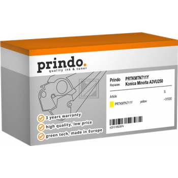 Prindo Toner-Kit gelb (PRTKMTN711Y) ersetzt TN-711Y