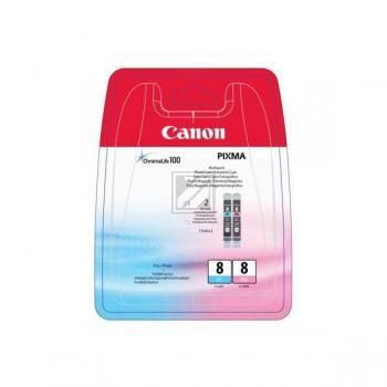 Canon Tintenpatrone photo cyan, photo magenta (0624B026, CLI-8PC, CLI-8PM)
