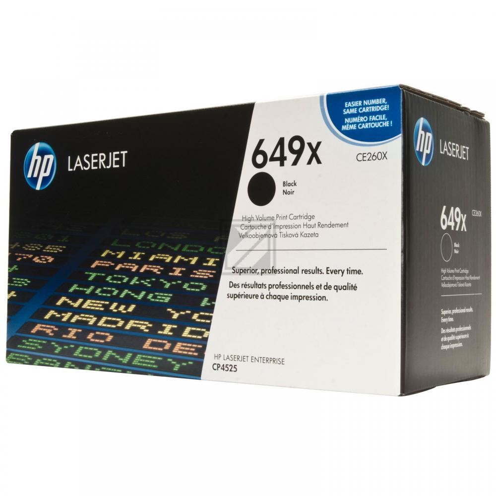 HP Toner-Kartusche schwarz HC (CE260X, 649X)