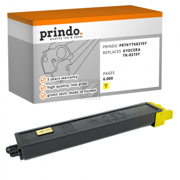 Prindo Toner-Kit gelb (PRTKYTK8315Y) ersetzt TK-8315Y