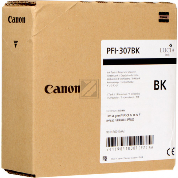 Canon Tintenpatrone schwarz (9811B001, PFI-307BK)