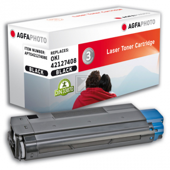 Agfaphoto Toner-Kit schwarz HC (APTO42127408E) ersetzt TYPE-C6