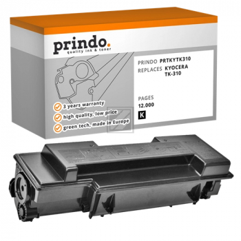 Prindo Toner-Kit schwarz (PRTKYTK310) ersetzt TK-310