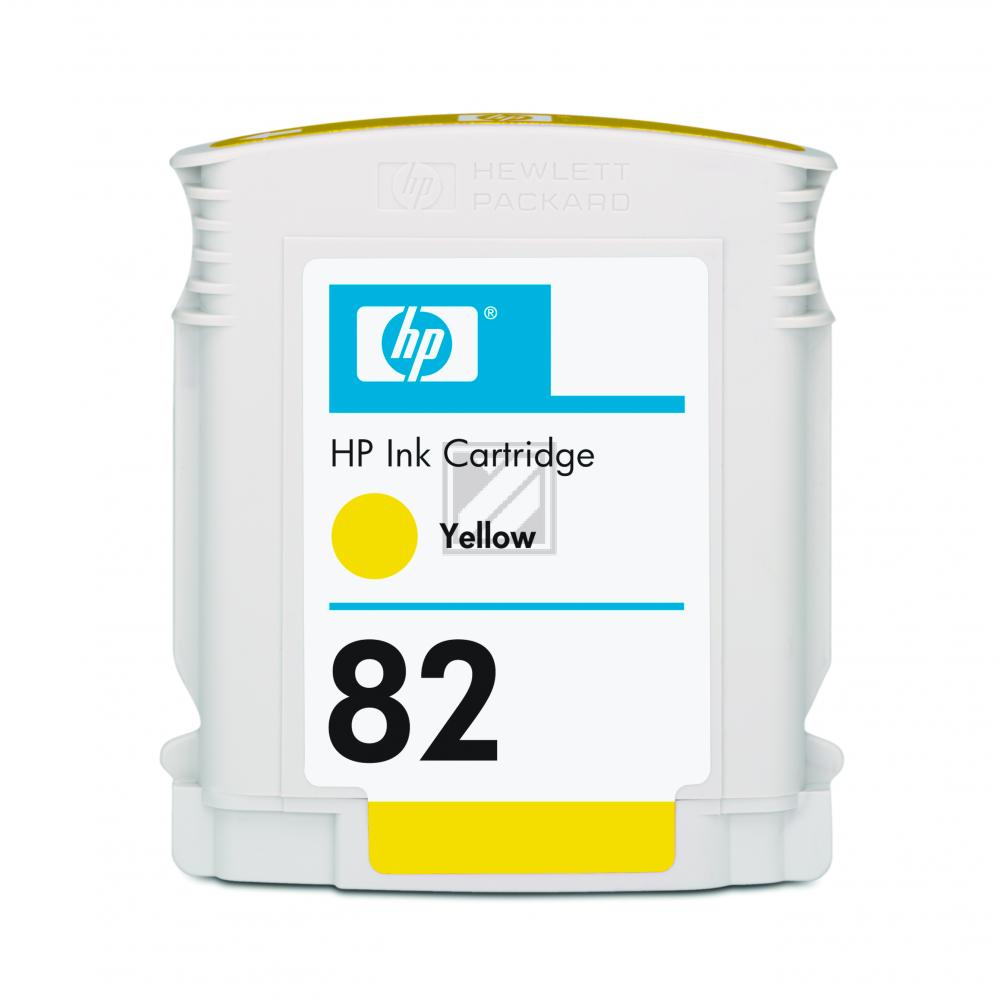 HP Tintenpatrone gelb (CH568A, 82)