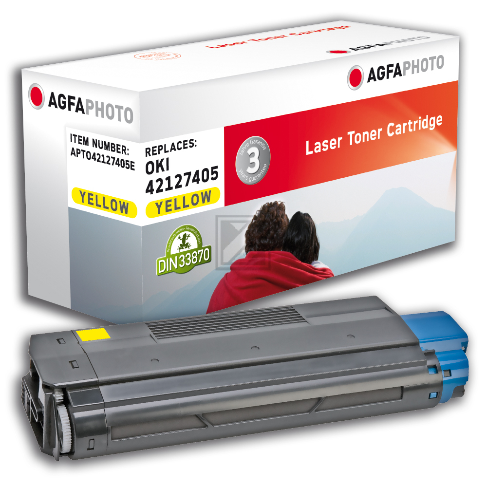 Agfaphoto Toner-Kit gelb HC (APTO42127405E) ersetzt TYPE-C6