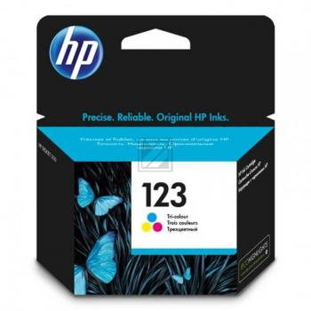 HP Tintendruckkopf cyan/gelb/magenta (F6V16AE, 123)