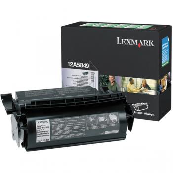 Lexmark Toner-Kartusche Prebate speziell für Etiketten schwarz (12A5849)