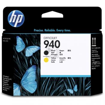 HP Tintendruckkopf schwarz/gelb (C4900AE, 940)