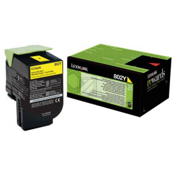 Lexmark Toner-Kit Corporate gelb (80C20YE, 802YE)