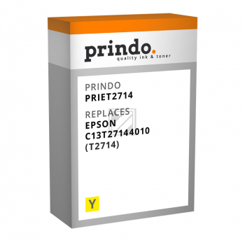 Prindo Tintenpatrone gelb HC (PRIET2714) ersetzt T2714