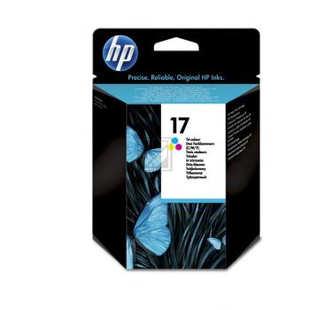 HP Tintenpatrone cyan/gelb/magenta (C6625AE, 17)