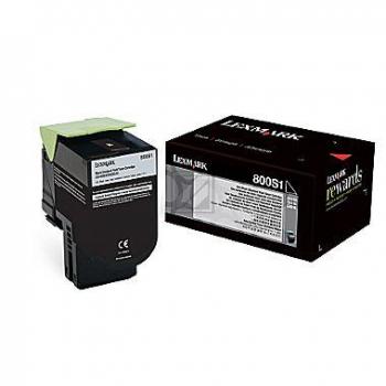 Lexmark Toner-Kit schwarz (80C0S10, 800S1)