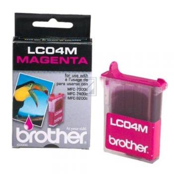 Brother Tintenpatrone magenta (LC-04M)