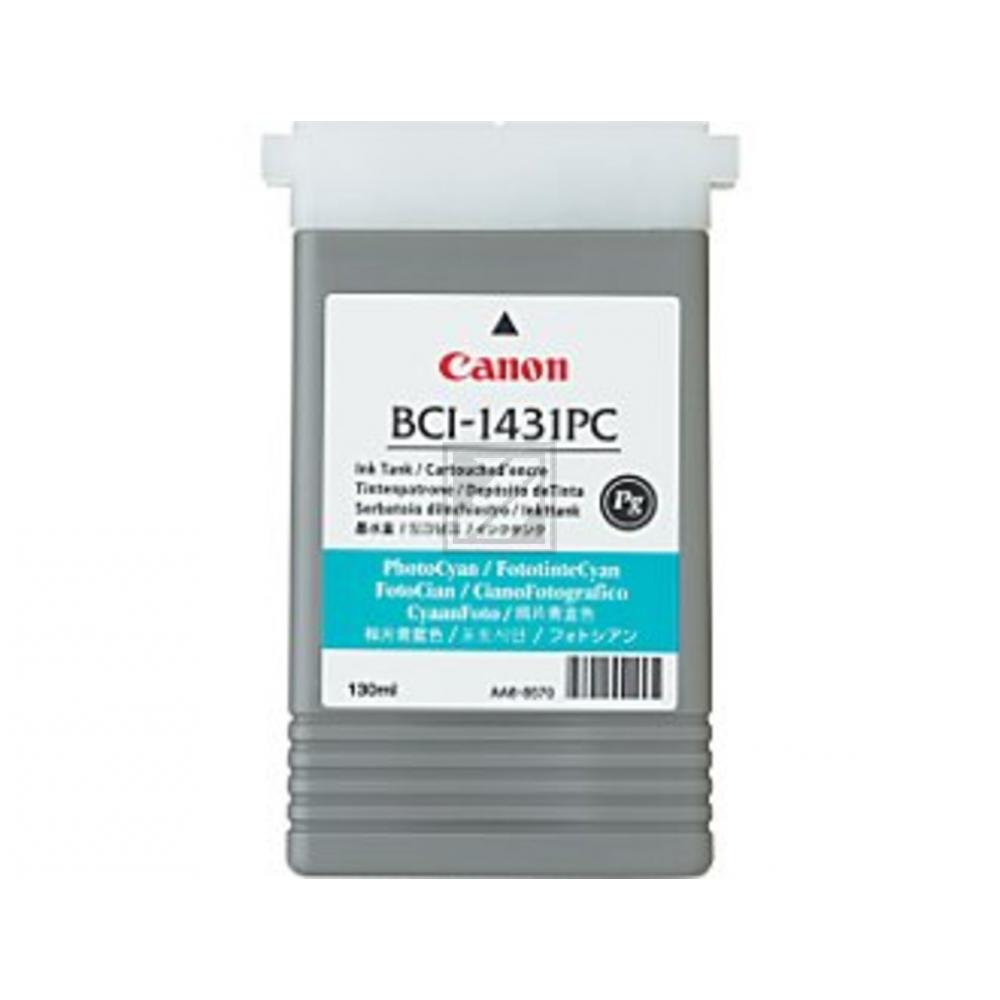Canon Tintenpatrone photo cyan (8973A001AA, BCI-1431PC)