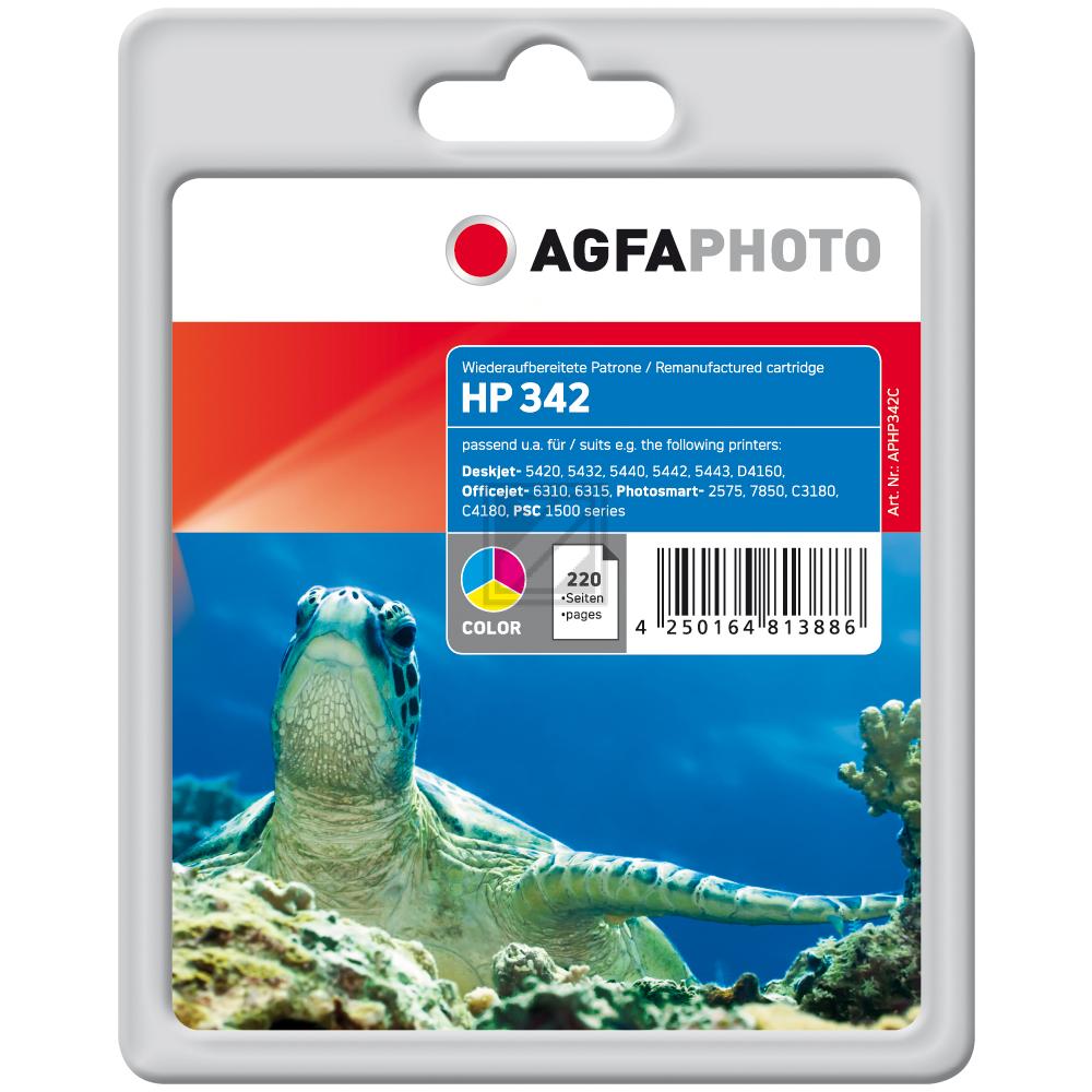 Agfaphoto Tintendruckkopf cyan/gelb/magenta (APHP342C) ersetzt 342