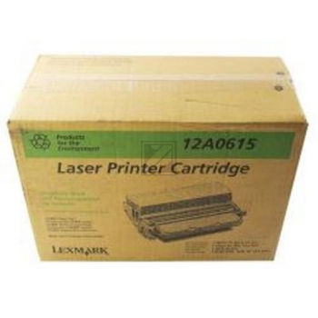 Lexmark Toner-Kartusche refurbished schwarz HC (12A0615)